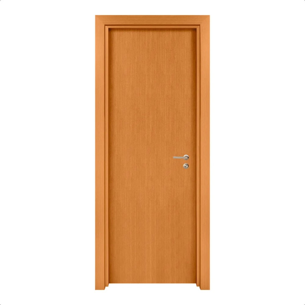 Kit Porta de Madeira 210x72 Direita Batente Regulável 11-19cm Curupixá Rocha