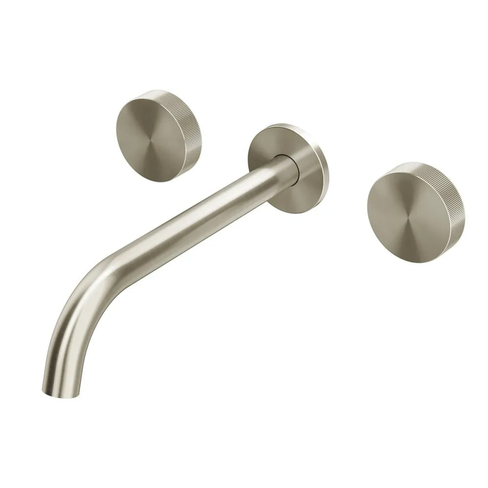 Misturador Parede Lavatorio Mix E Match Bica 230 Niquel Escovado Docol