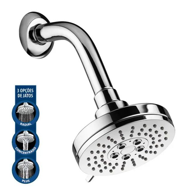 Ducha de Parede Loren Trio 7002 C16 Lorenzetti