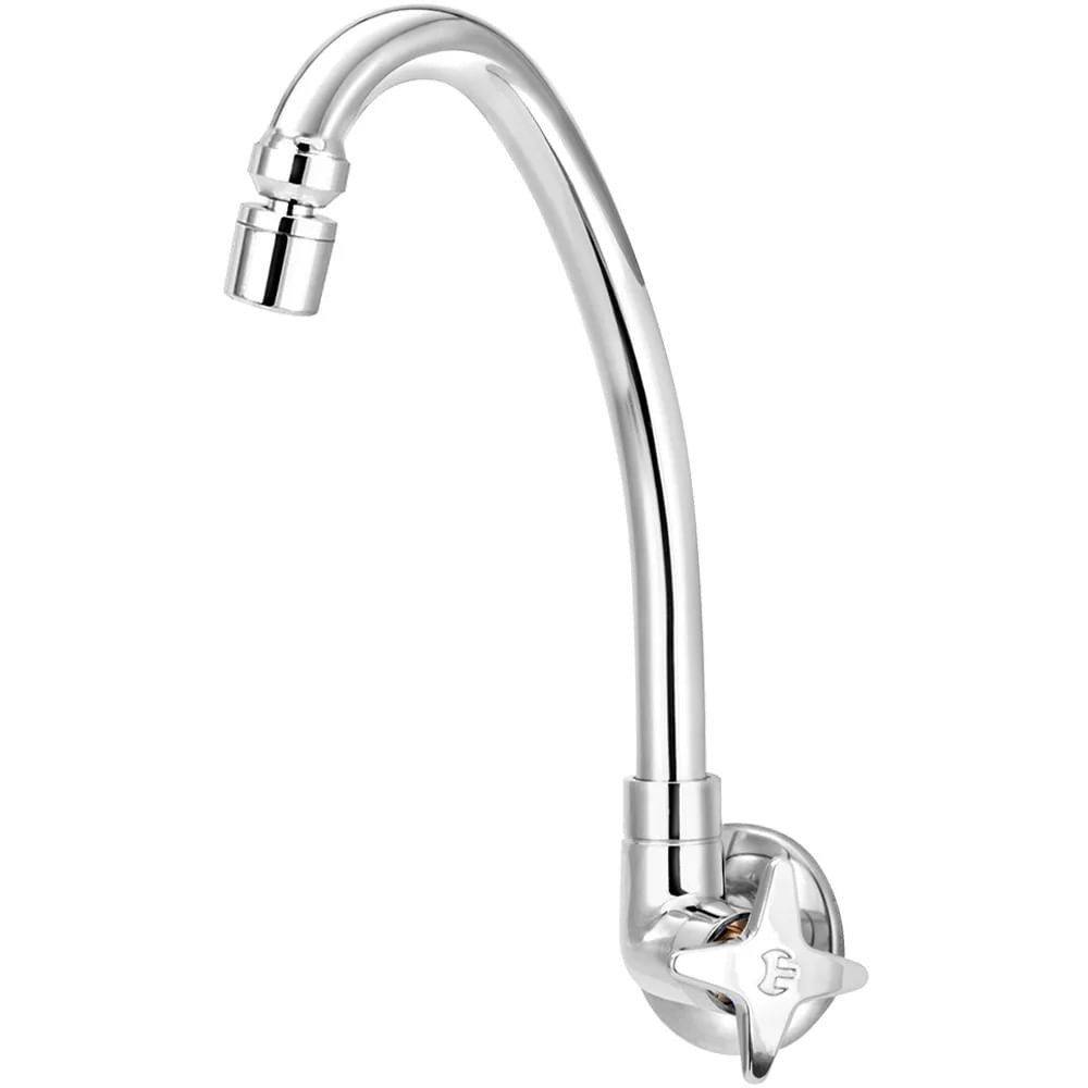 Torneira Cozinha Parede Bica Móvel 1/4 Volta C23 Vtp123Cwg Esteves