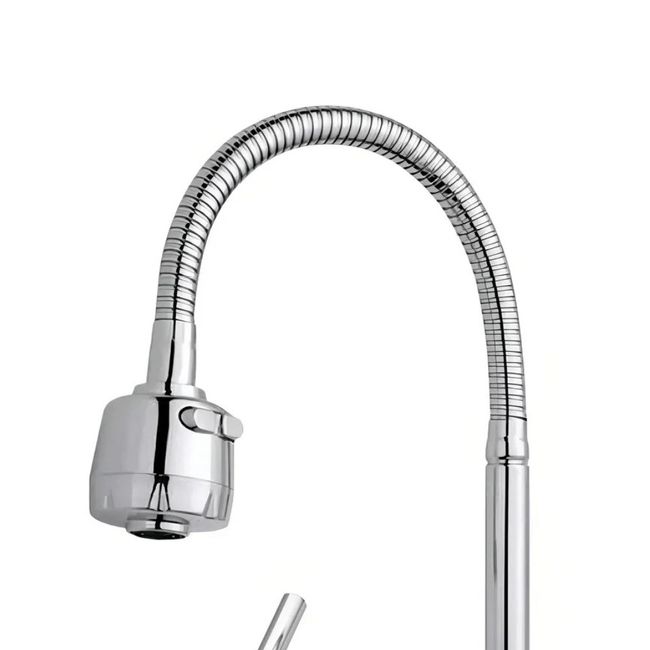 Torneira com Misturador de Parede para Cozinha Gourmet Cromada Forusi