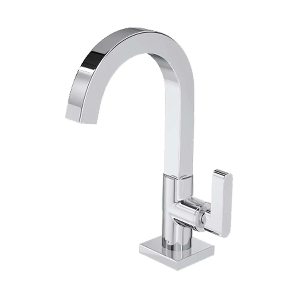 Torneira De Mesa Bica Alta Para Lavatório Soul Cromado Deca