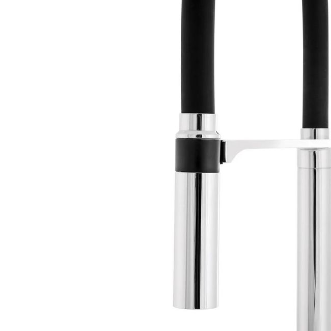 Torneira Para Cozinha Bica Alta Preto Docol