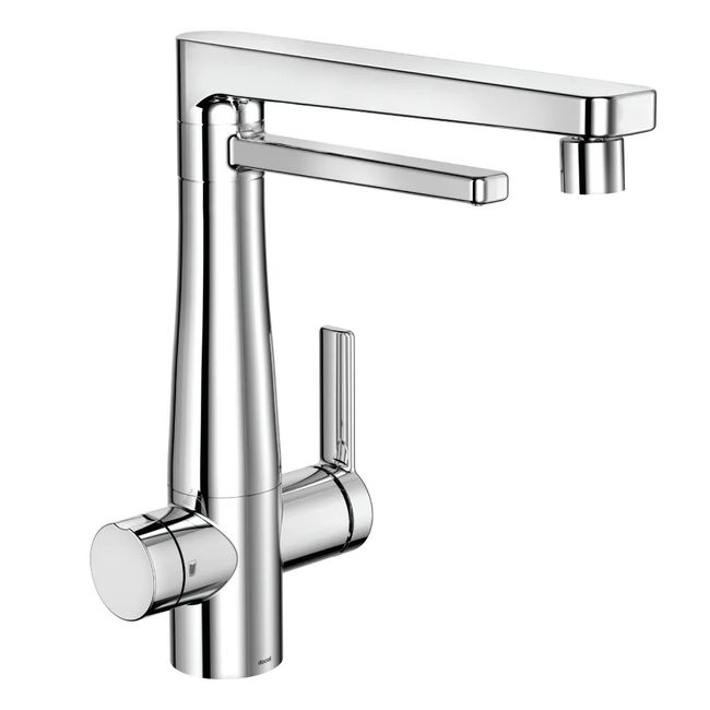 Torneira Para Cozinha De Mesa Com Purificador Nova Vitalis Cromado Docol