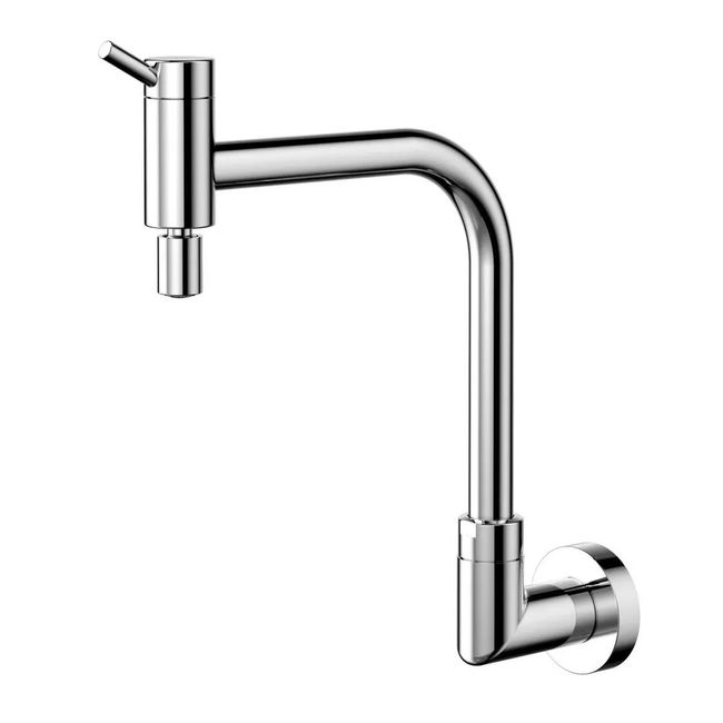 Torneira Para Cozinha De Parede Bica Móvel 90° Nova Lóggica Docol