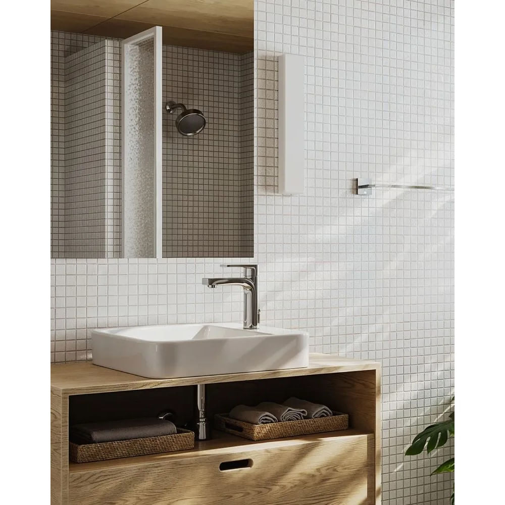 Torneira Para Lavatorio Cromado Leaf Kohler