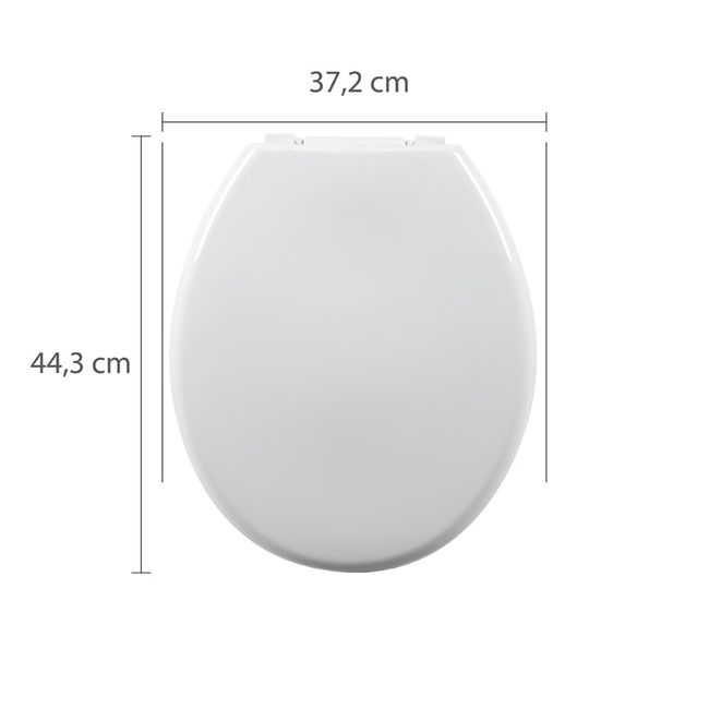 Assento Sanitário Oval Almofadado Perfumado Branco Astra