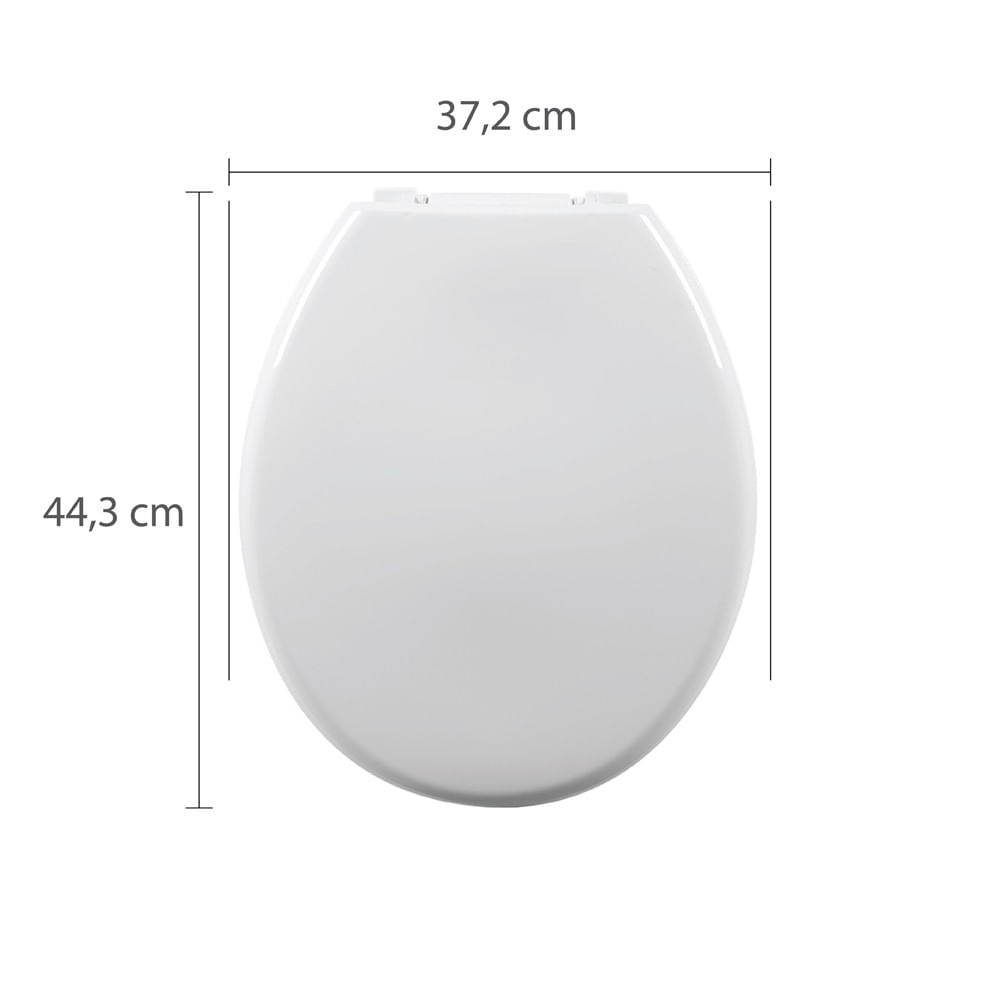 Assento Sanitário Oval Almofadado Perfumado Branco 1 Astra