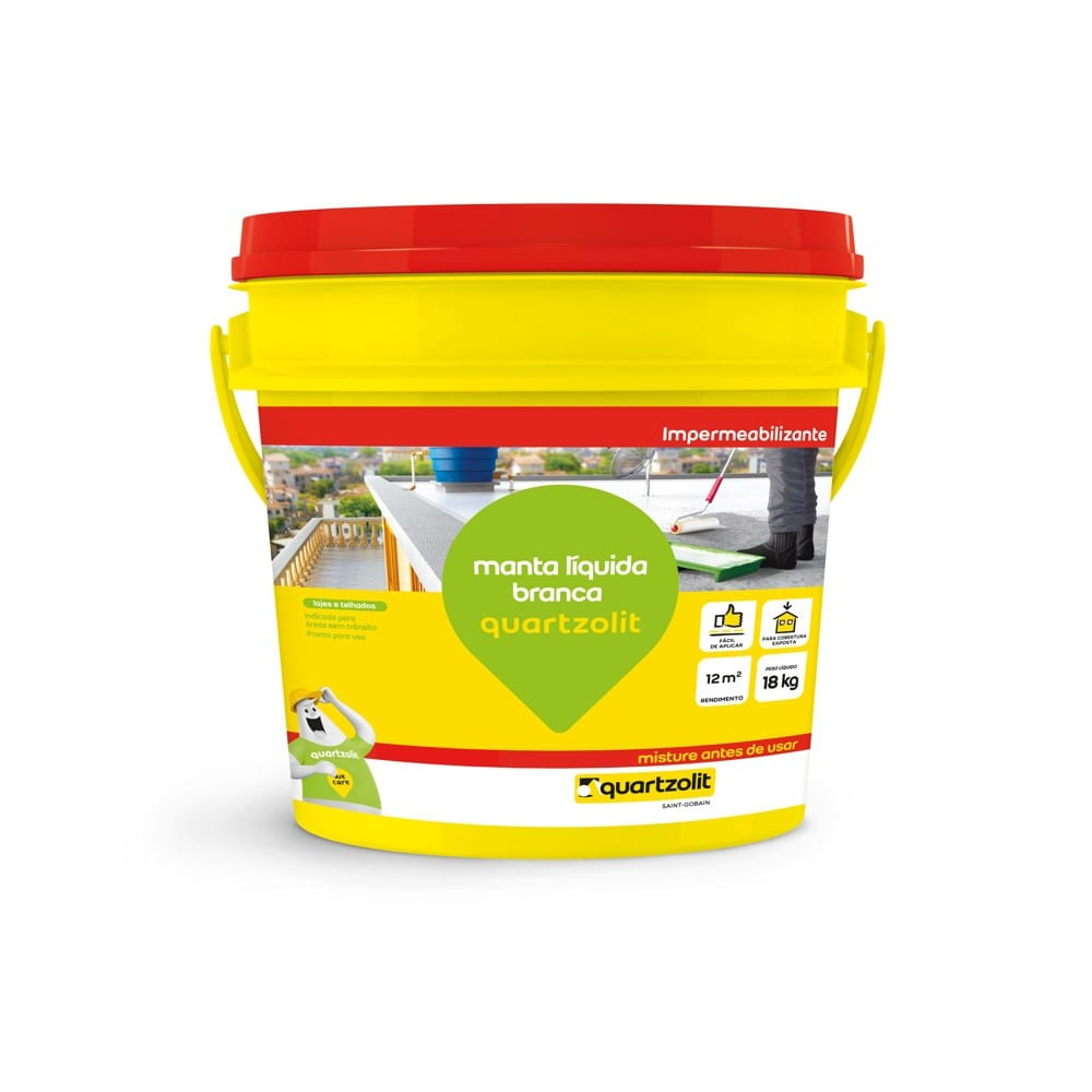 Manta líquida 18kg branca Quartzolit