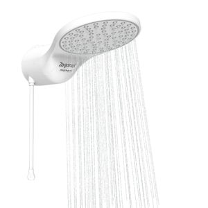 Chuveiro Elétrico Eletrônico Ducha Moment 220V 7500W Branco Zagonel