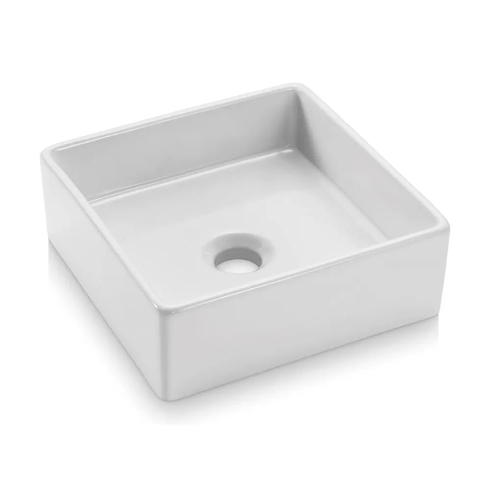 Cuba De Apoio Quadrada 30cm Ica1700 Branco Icasa