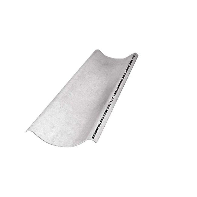 Telha ondulada de fibrocimento 410x60cm 8mm Onda 50 cinza Brasilit