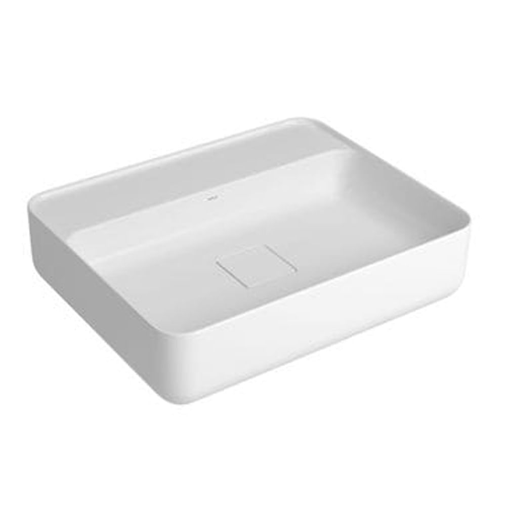 Cuba Retangular de Apoio 50cm Branco Deca