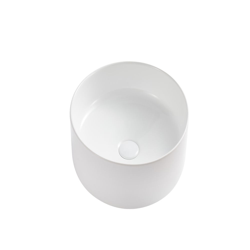 Cuba de Apoio Redonda 37,5X37,5cm Branca Alterna