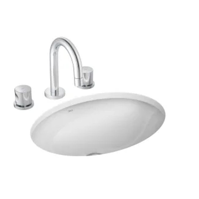 Cuba De Embutir Oval Branco 400X300mm Deca