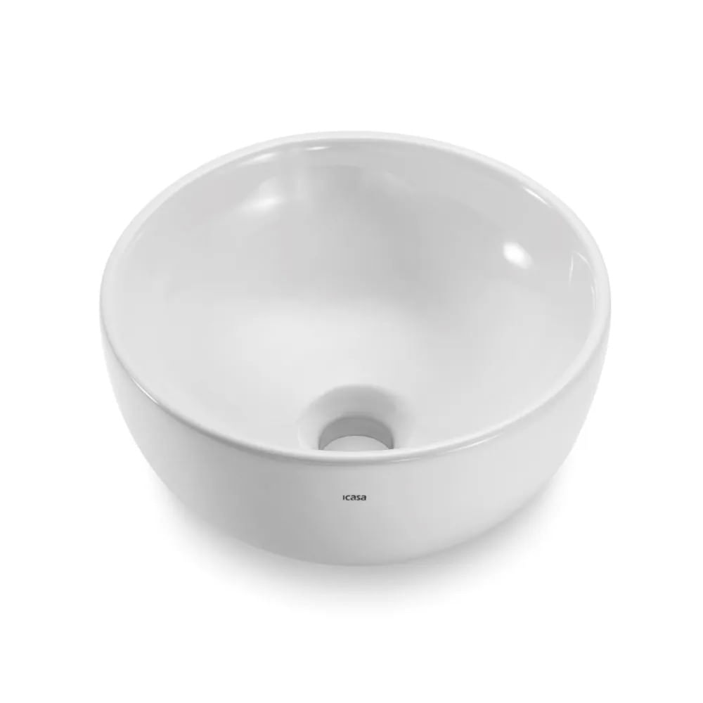 Cuba De Apoio Redonda 30cm Ica1600 Branco Icasa