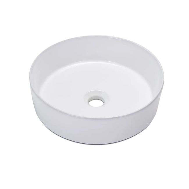 Cuba De Apoio Redonda 35Cm Branco Ica2500 Icasa