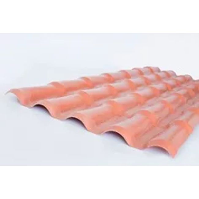 Telha de Pvc Terracota 3,28X0,88m Lux Telhas