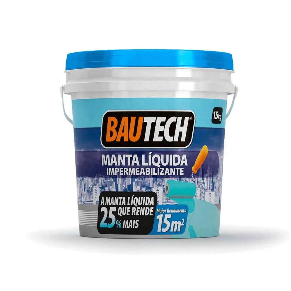Manta Líquida Impermeabilizante 15kg Bautech