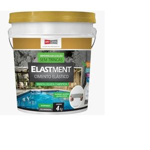 Manta Impermeabilizante Elastment Cimentícia 4Kg Cinza Drylevis