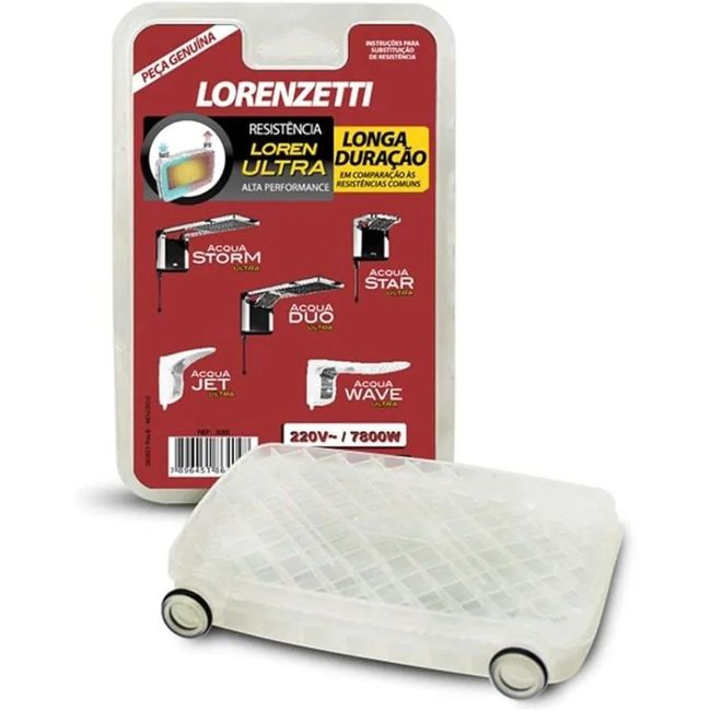 Resistência 3065b Acqua Ultra 7800w 220v Lorenzetti