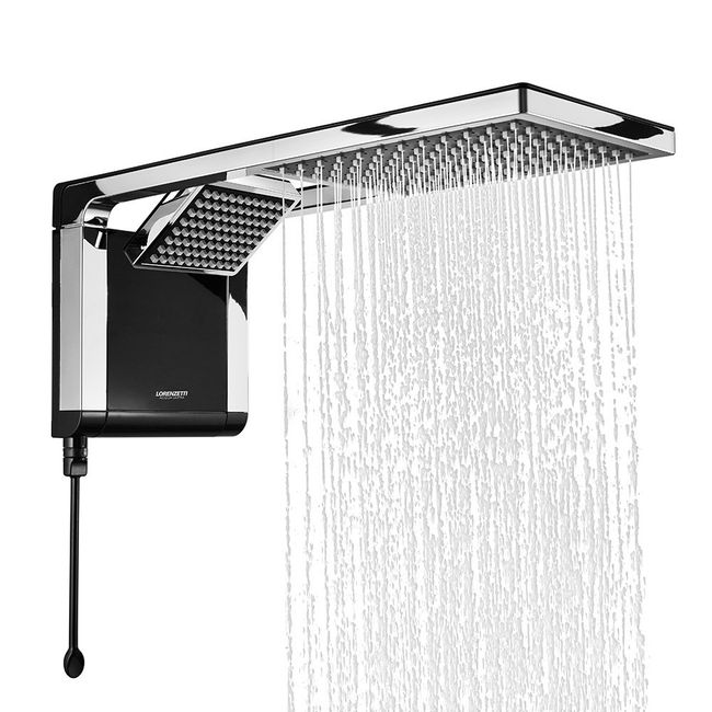 Ducha Eletrônica Acqua Duo Preta Cromada 5500w 127v Lorenzetti
