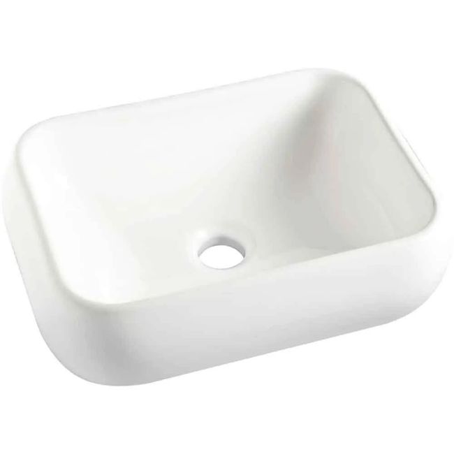 Cuba De Apoio Retangular 41X33Cm Branco Ica800 Icasa