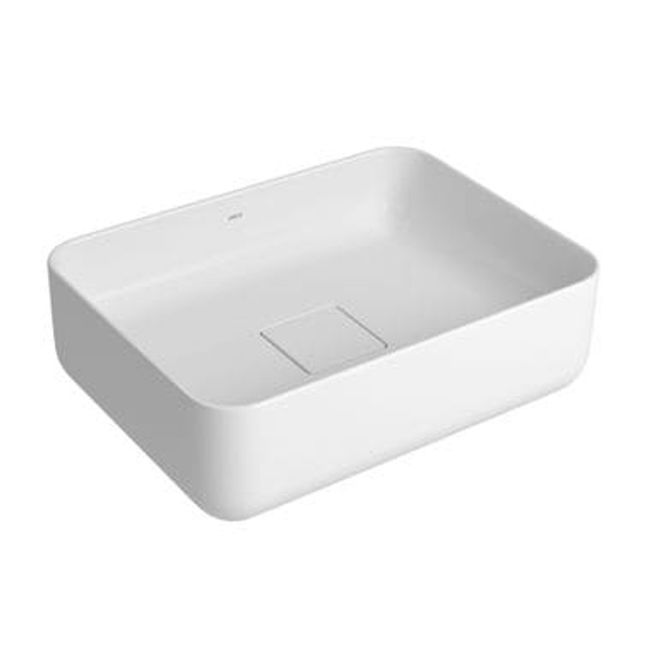 Cuba Retangular de Apoio 40cm Branco Deca