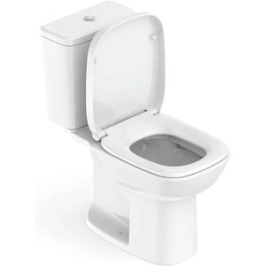 Vaso Sanitário com Caixa Acoplada e Complementos de Instalação e Assento Pp Debba Square Br