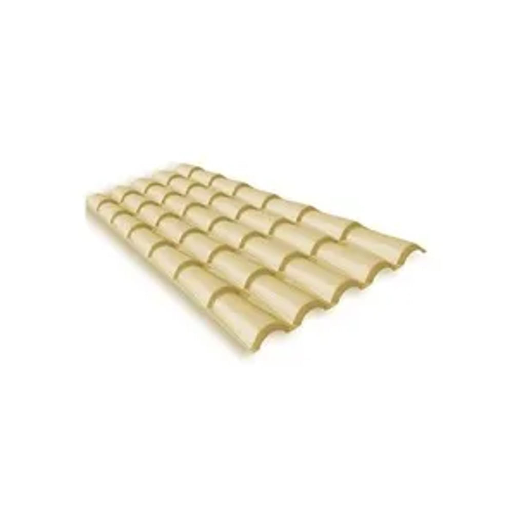 Telha de PVC 2,5mm 3,28x0,88m Marfim