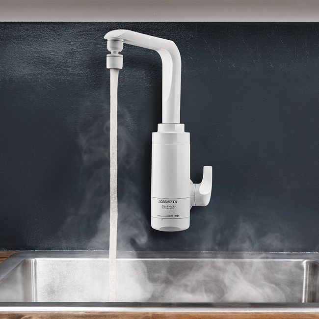 Torneira Eletrônica Parede Branca 5500w 220v Lorenzetti