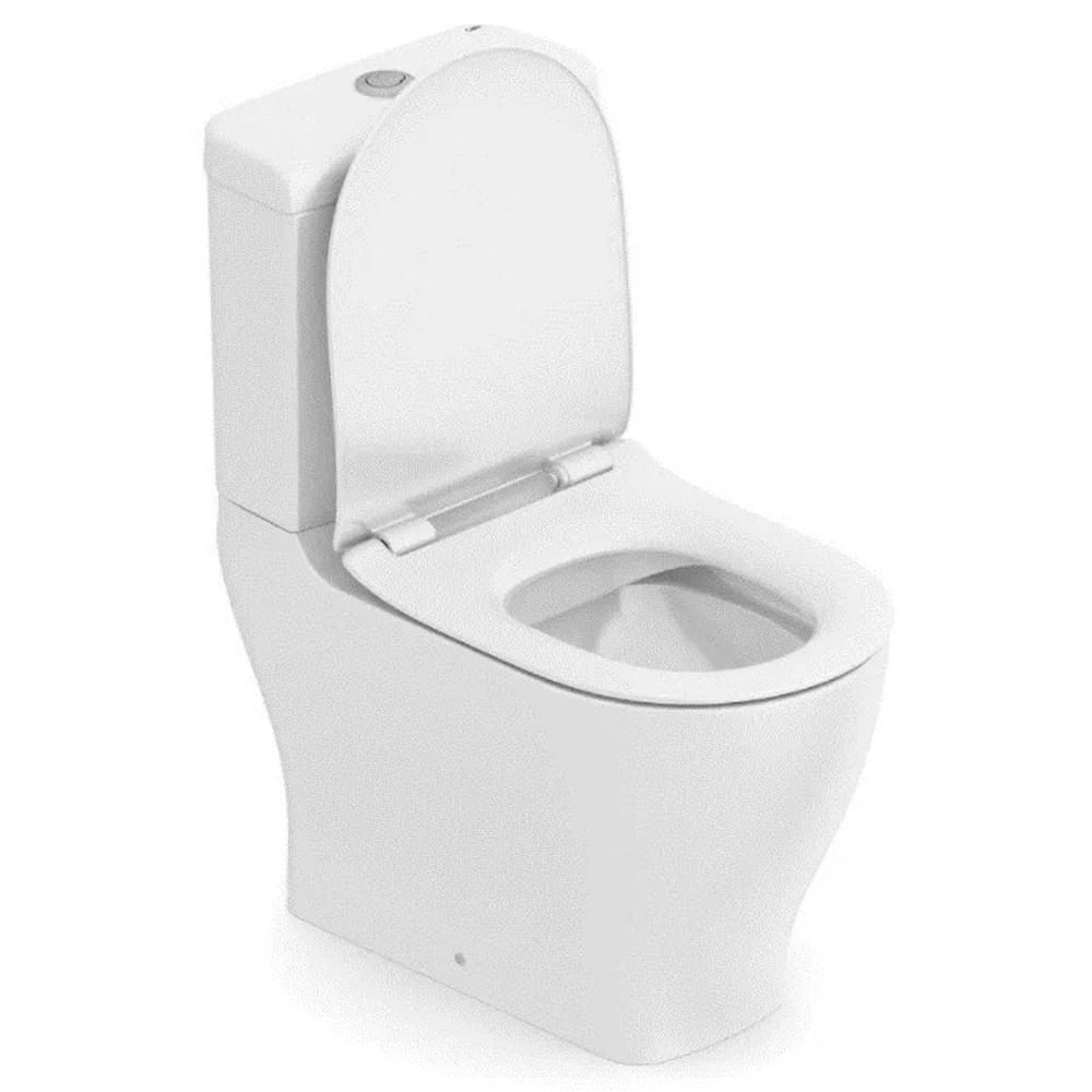 Vaso Sanitário com Caixa Acoplada e Complementos de Instalacão Slim Branco Celite