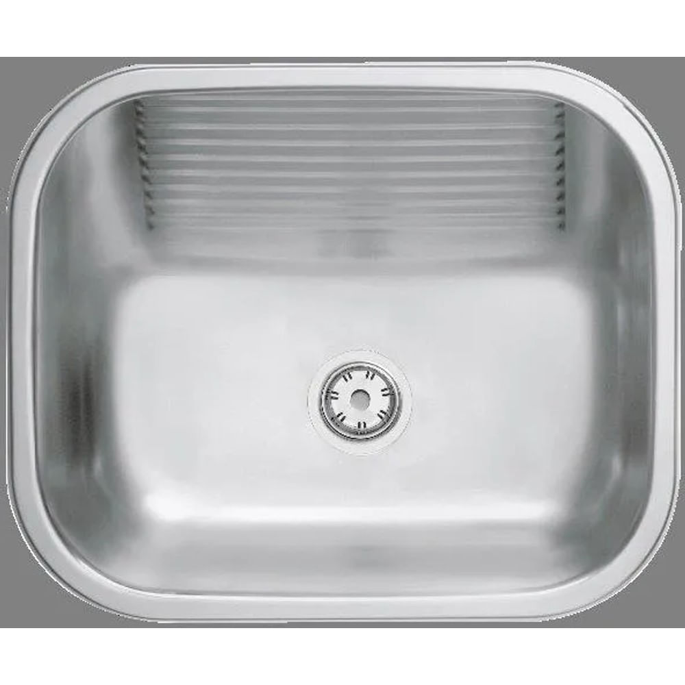 Tanque de Encaixe Hera em Inox Acetinado 23L 40x40cm c/ Válvula Tramontina