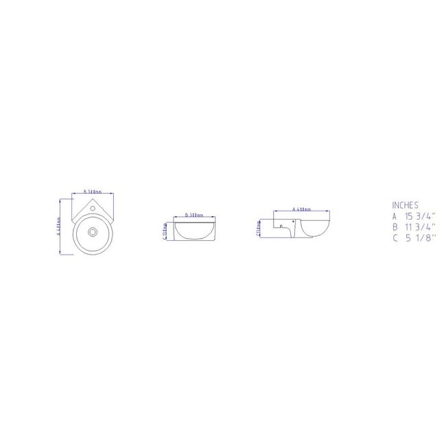 Lavatório De Canto 30x40cm Il400 Branco Icasa