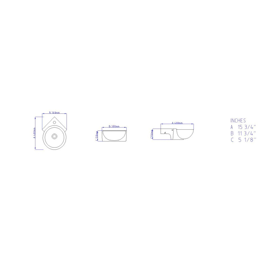 Lavatório De Canto 30x40cm Il400 Branco Icasa