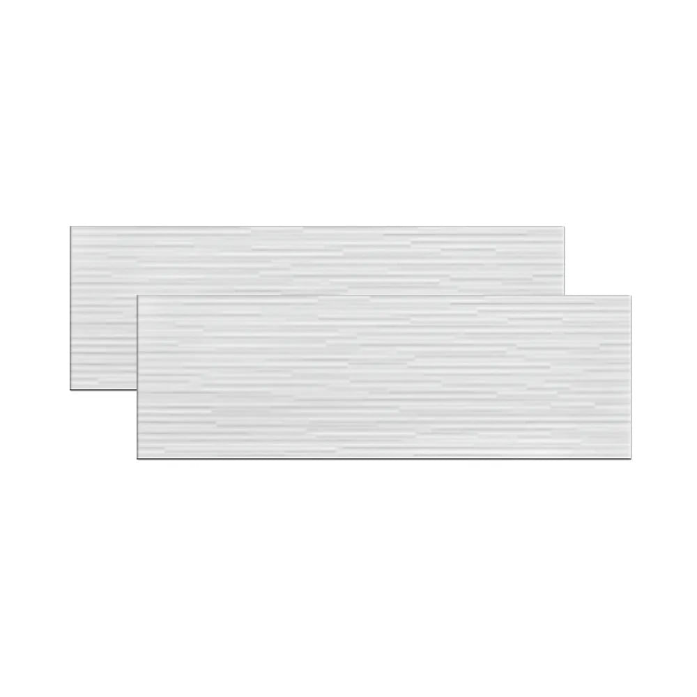 Revestimento Risca Branco Acetinado 30X90,2cm Caixa com 1,08 m² Retificado Incepa