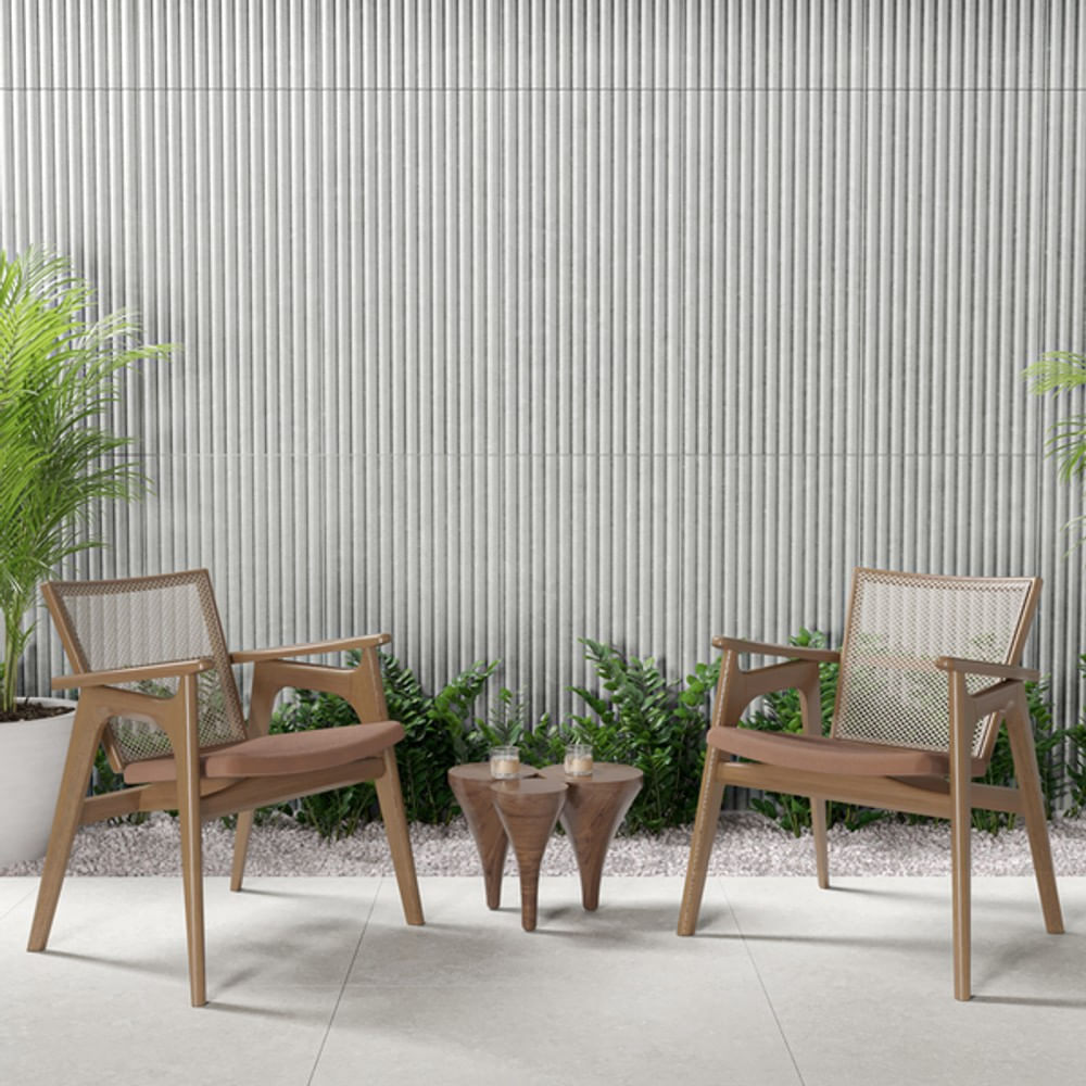 Revestimento Canel Cannes Grigio 45X90 Cx2M2 Biancogres