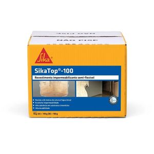 Argamassa Polimérica Impermeabilizante Top 100  18Kg Cinza Sika