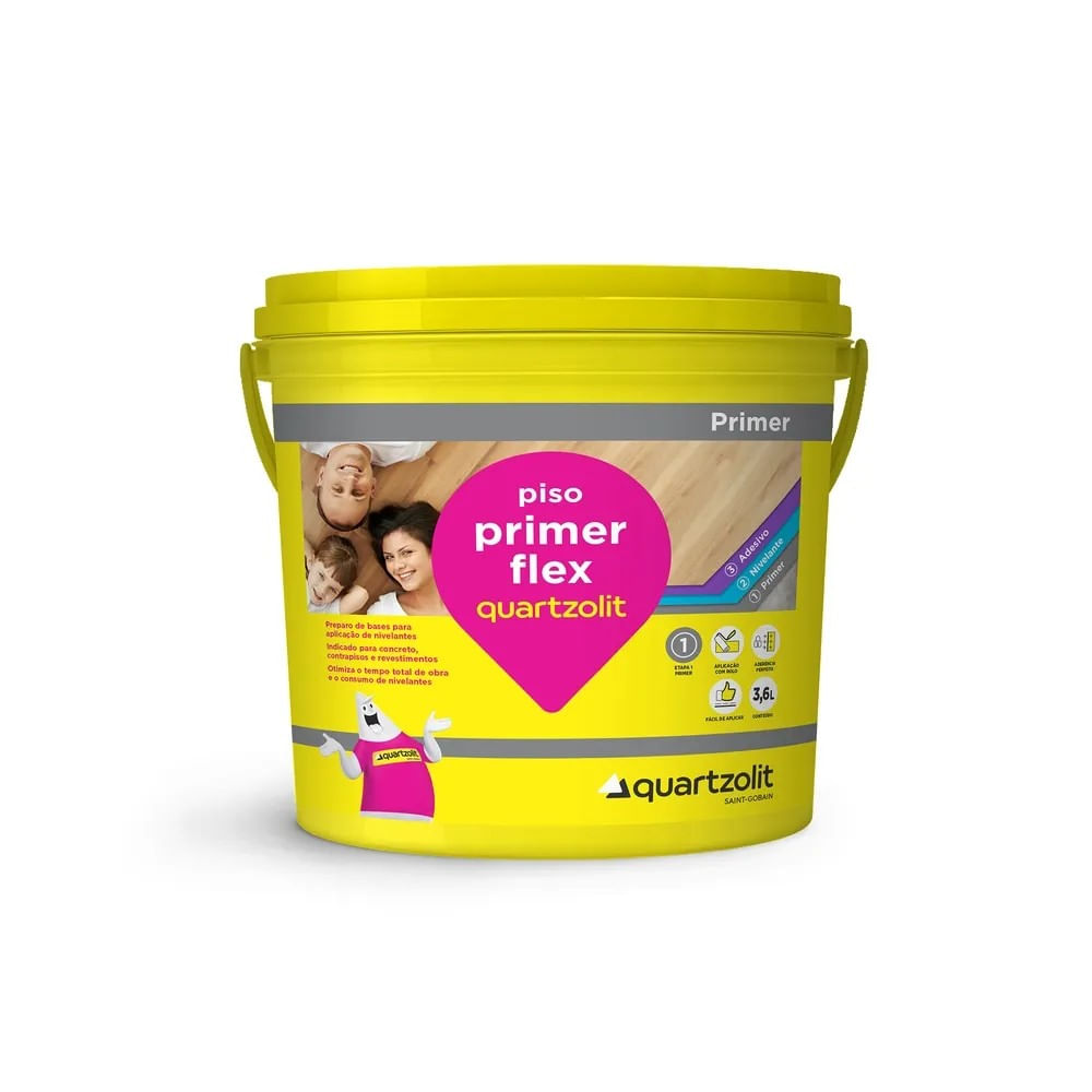 Primer Flex Para Pisos Vinílicos 3,6L Quartzolit