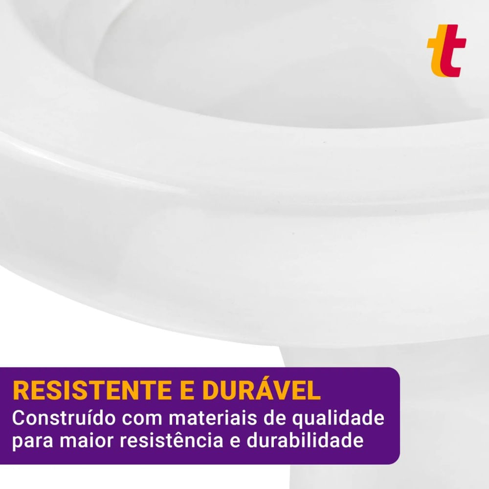 Vaso Sanitário para Caixa Acoplada Zip Branca Incepa