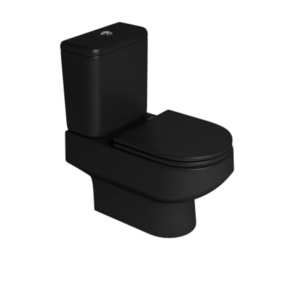 Vaso Sanitário para Caixa Acoplada Carrara Ébano Fosco Deca