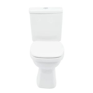 Vaso Sanitário com Caixa Acoplada 3/6l e Assento Like Branco Celite