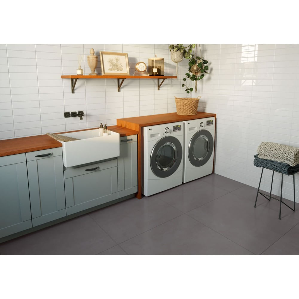 Porcelanato Urban Gray Acetinado 84x84 Retificado Elizabeth