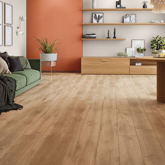 Piso Laminado Click Prime Click Cacau 21,7x135cm m² Eucafloor