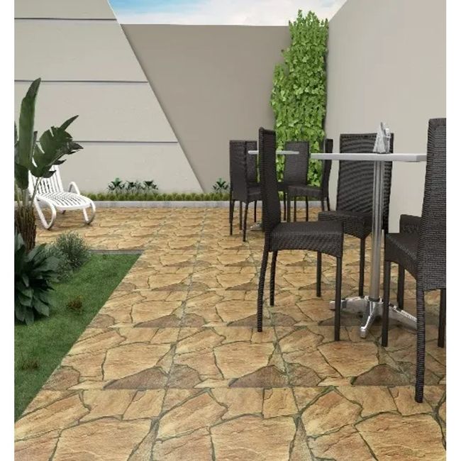Piso Urano Marrom Bold 57×57 Caixa 3,3 m² Rocha Cerâmica