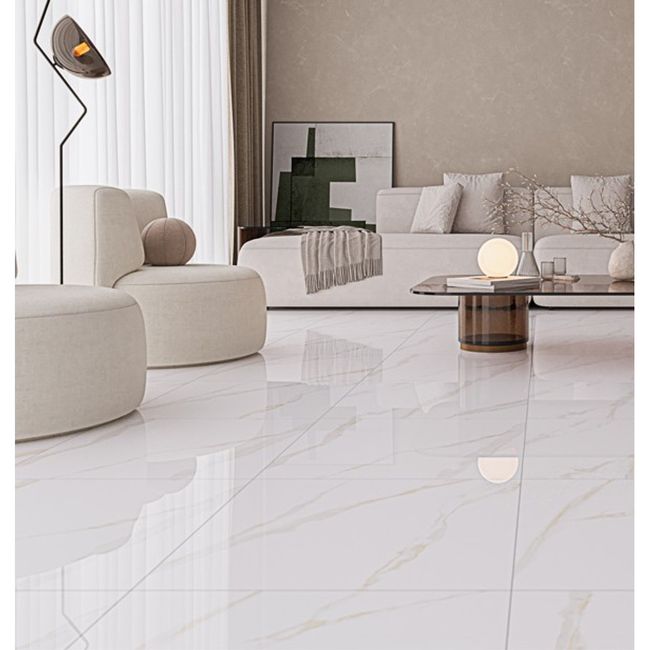 Porcelanato Polido 83X83 Rimini Carrara Lux Plus Cx2,73M2 Decore