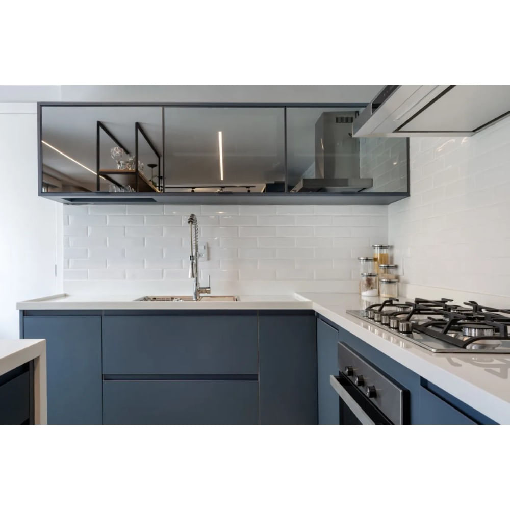 Revestimento de parede 10x20cm Metro White Bold Branco Acetinado Eliane