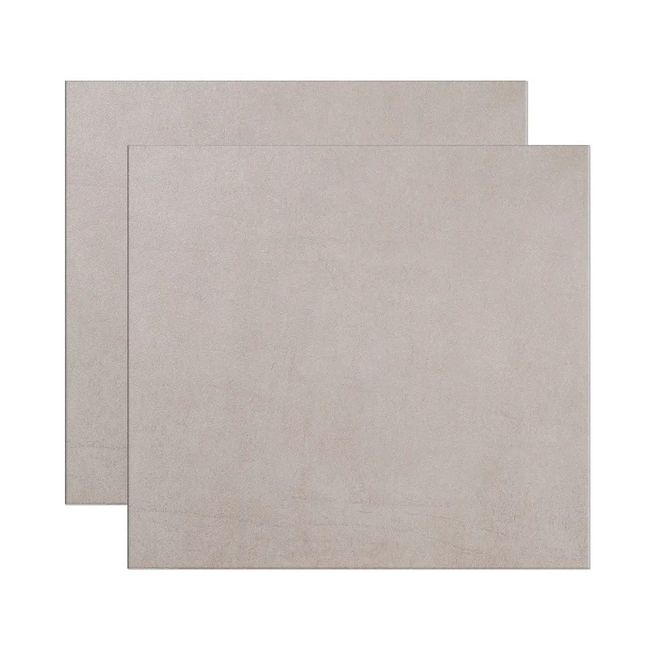 Porcelanato York retificado 87,7x87,7cm cinza Hard Portinari