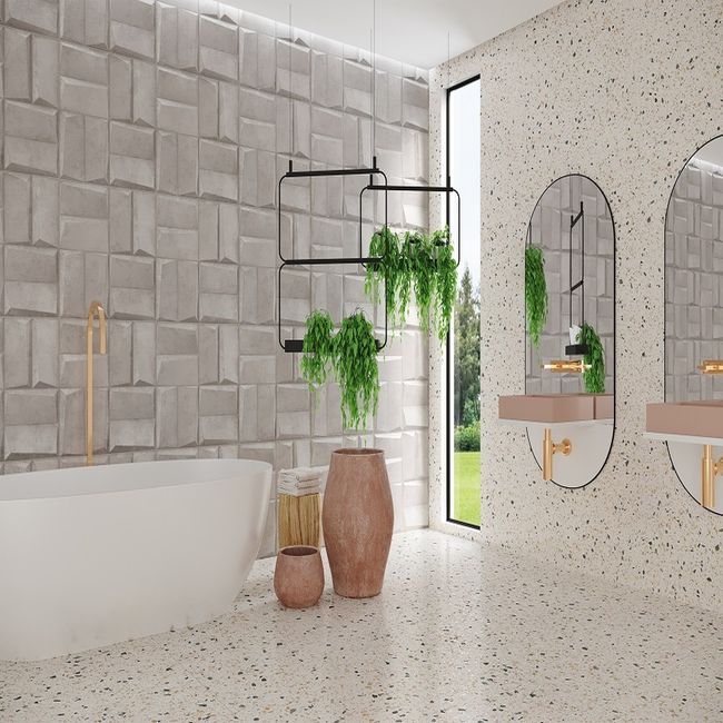 Porcelanato Confete White Natural 100x100cm Retificado Caixa 2,00m² Ceusa