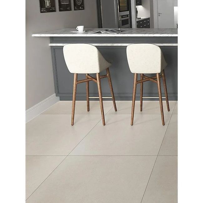 Porcelanato Distrito Wh Nat Ret 80x80 Caixa 1,92 M²  Portinari